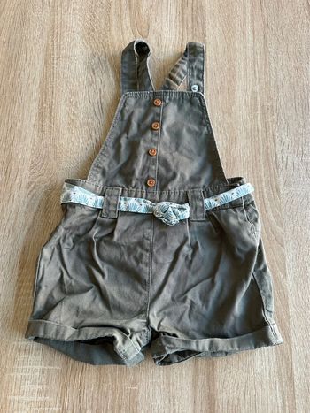 Salopette short tape à l’œil