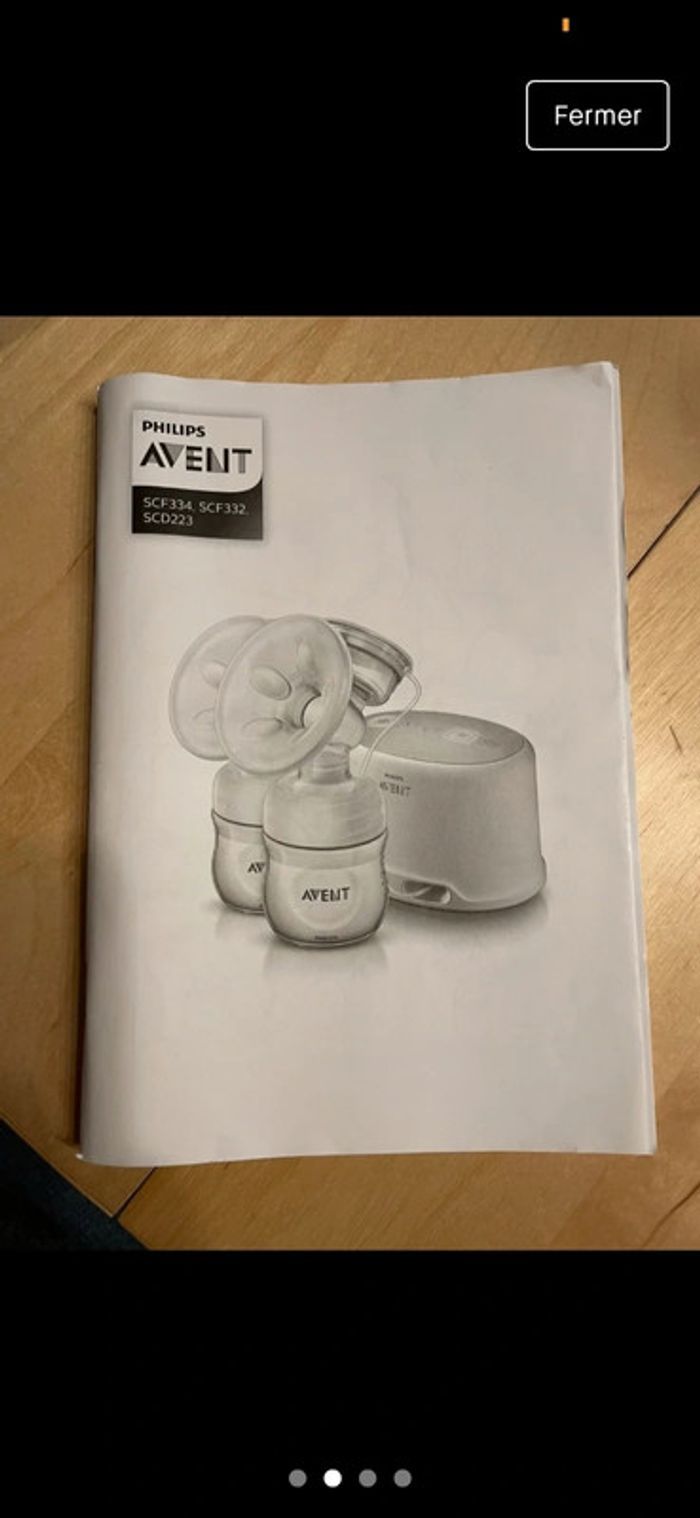 Tire lait électrique double avent - photo numéro 3