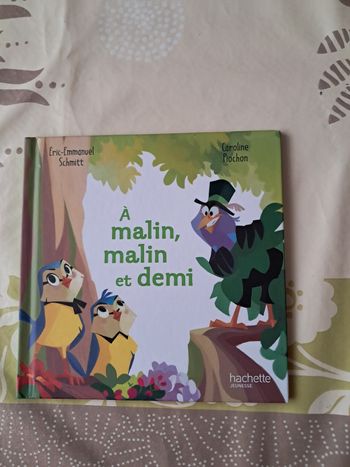 Livre hachette "a malin, malin et demi"