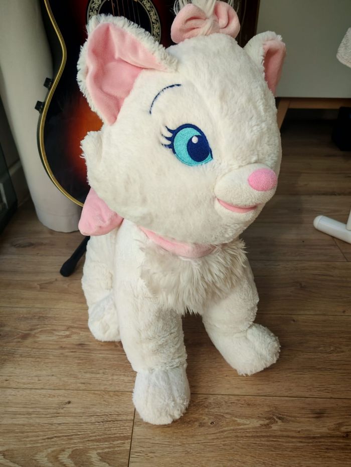 Grande peluche marie l aristochat disney store - photo numéro 7