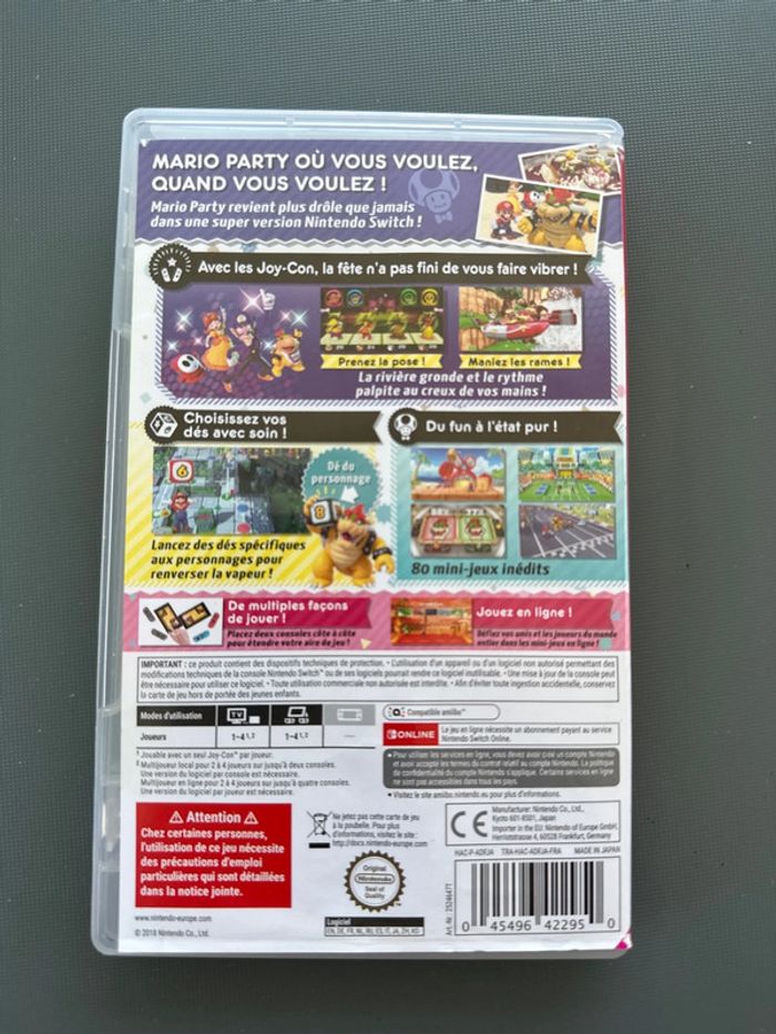 Jeu switch super mario party - photo numéro 2