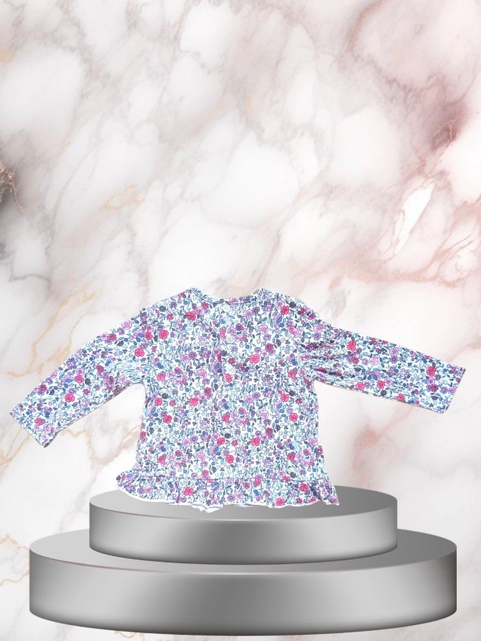 Le haut fleuri pour bébé fille taille 12 mois - photo numéro 2