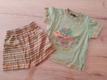 Ensemble short et t-shirt garçon 24 mois Sergent Major