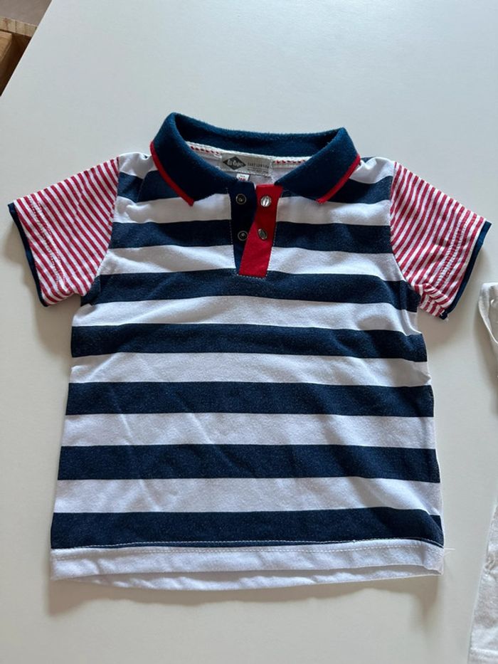 2 tee-shirts manches courtes 24 mois Lee Cooper et Kiabi - photo numéro 3