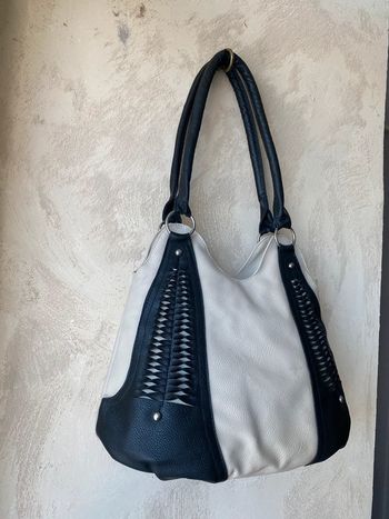 Sac bicolore similicuir