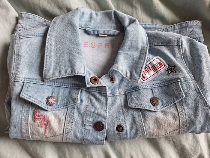 Veste en jean fille 6-7 ans - photo numéro 6