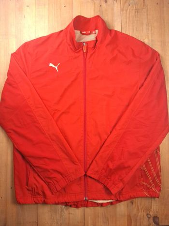 Veste coupe-vent Puma rouge vintage – Homme XL (678)
