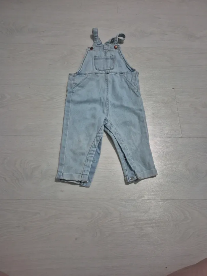 Salopette pantalon bleu clair