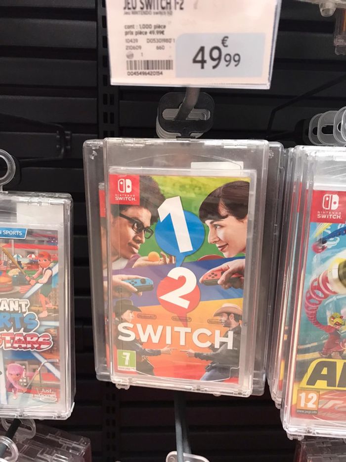 Jeux Nintendo switch