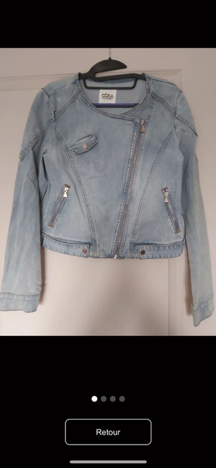 Veste en jeans Oôra by M. Pokora - photo numéro 2