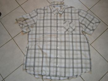 Chemisette à carreaux blanche DECATHLON Taille 3XL