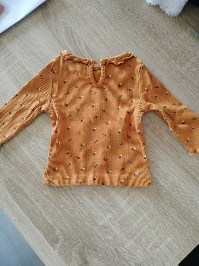 Tee shirt manche longue Kiabi 1 mois - photo numéro 2
