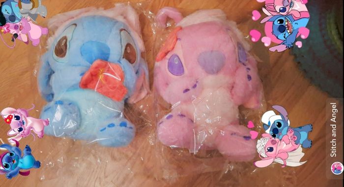 Lot de 2 peluches Stitch et Angel neuves - photo numéro 3