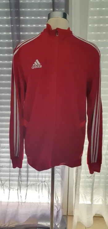 Veste jogging rouge Adidas M