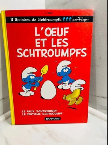 BD L’œuf et les Schtroumpfs
