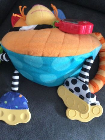 lot d éveil jouet phoque fisher price vintage + croco boulier + éveil  chicco