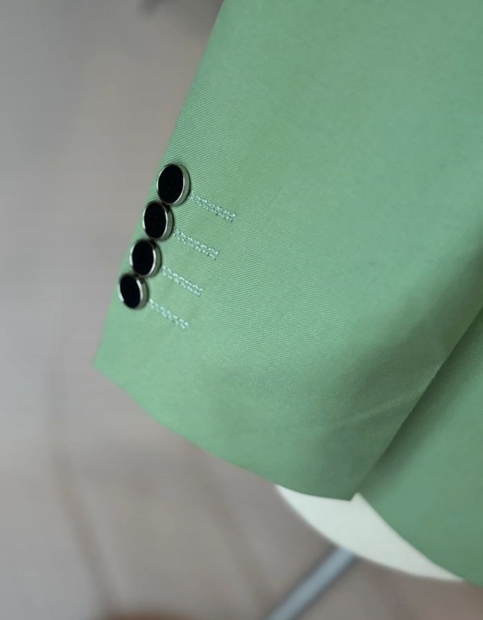 Costume 3 pièces vert sauge - photo numéro 5