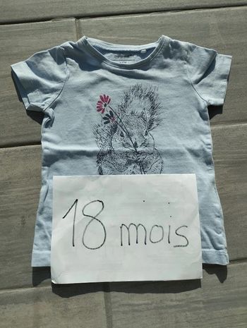 Lot n° 440 T-shirt manches courtes Name it 18 mois