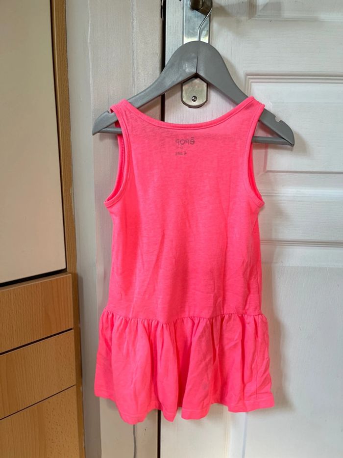 Robe rose fluo 4 ans - photo numéro 2