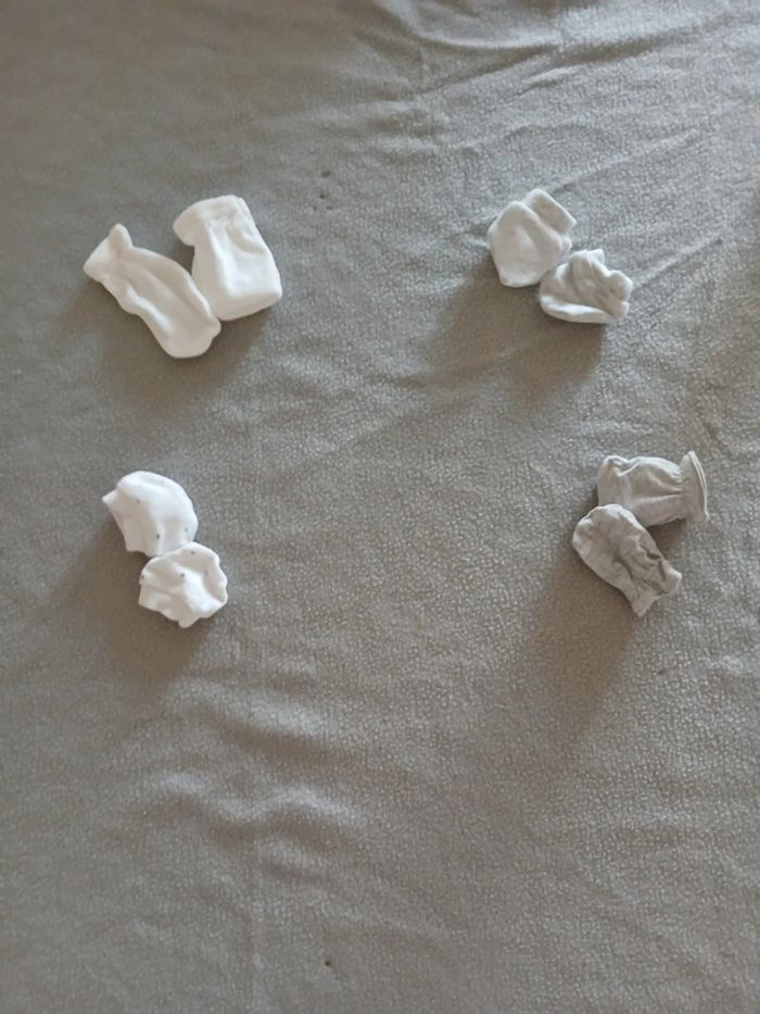 Lots de moufles bébé naissance