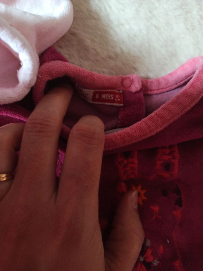 Lot pyjama velours fille - photo numéro 4