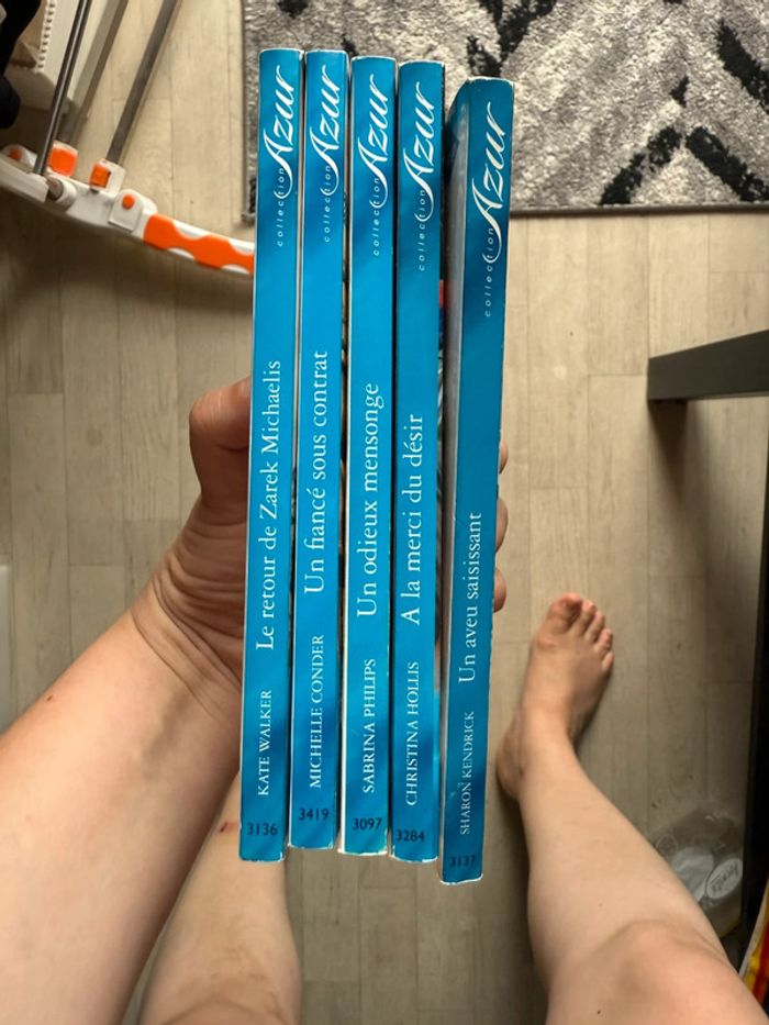 Lot de 5 Harlequin Collection Azur