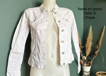 Veste en jeans  Taille S 