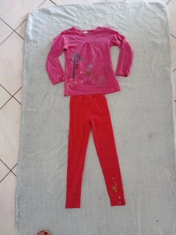 Lot  fille 8 ans rose c80