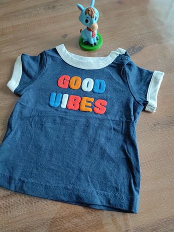 Tee-shirt manches courtes marine