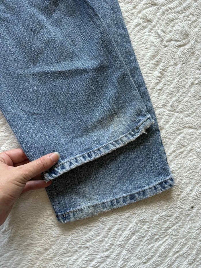Jean Levi’s femme 505 nouveau low straight droit bleu clair XL/42 W32 Mexico 2000s rare us - photo numéro 12