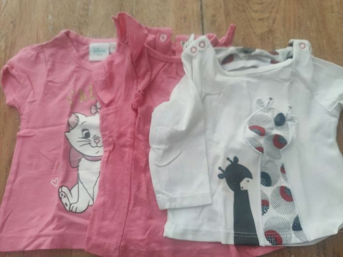 Lot 3 t shirts 3 mois