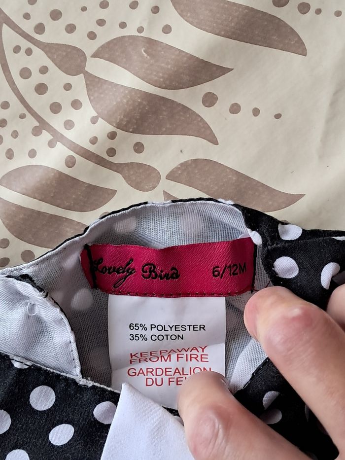 Robe et culotte bloomer 6/12mois - photo numéro 2