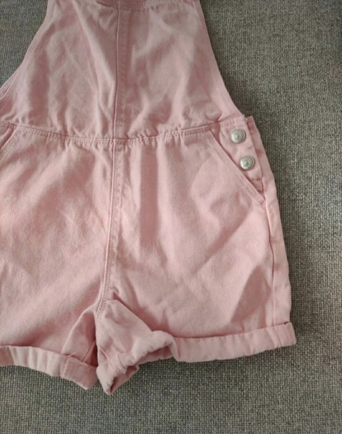 Salopette short rose fille 9 ans Kiabi - photo numéro 3