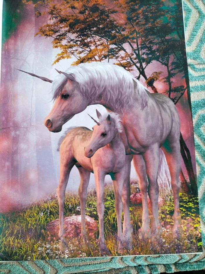 Livre puzzle 3 D licornes - photo numéro 3