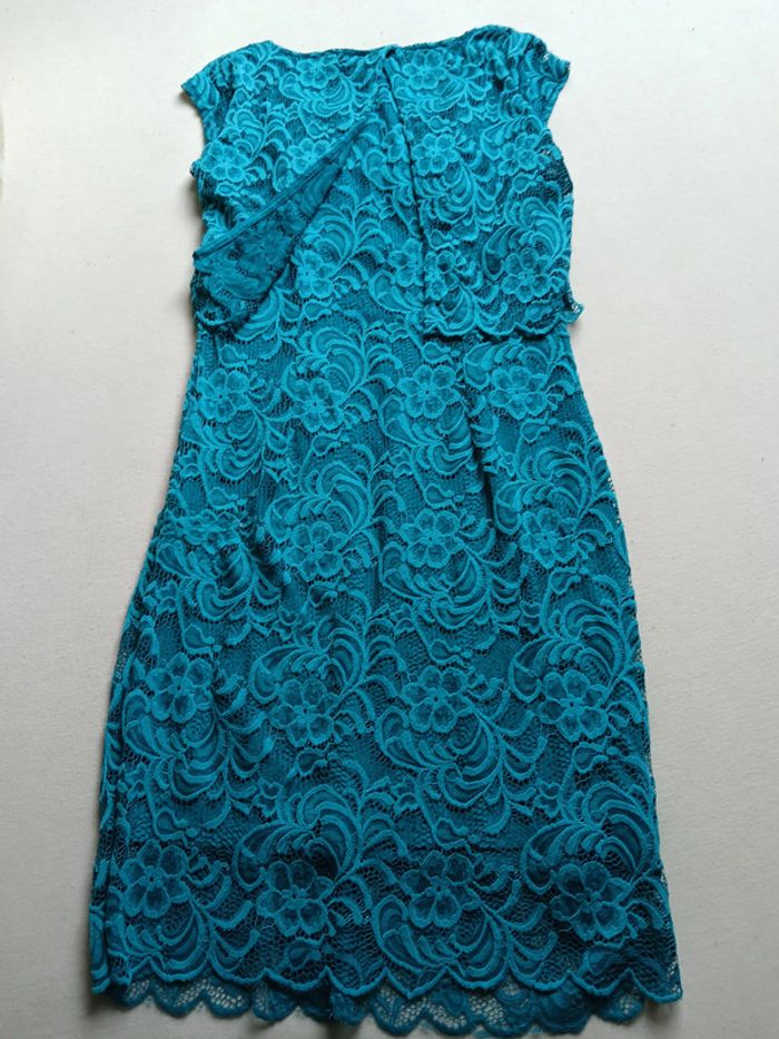 Robe d'allaitement turquoise - photo numéro 4