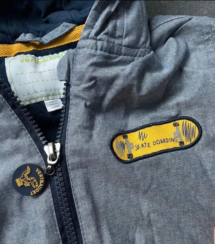 Veste à capuche Vertbaudet garçon 4 ans - photo numéro 2