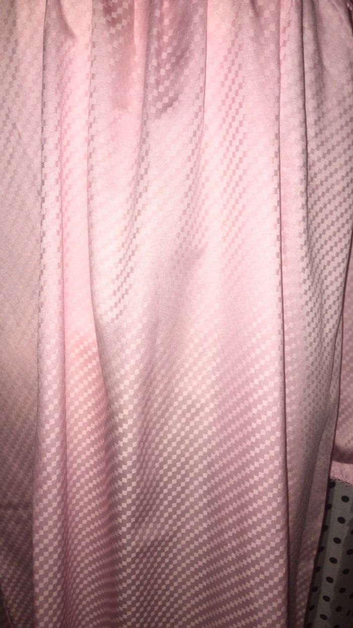 Chemise de nuit Vintage état neuf rose en satin - photo numéro 6