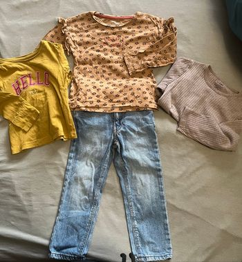 Lot jean et hauts Vertbaudet