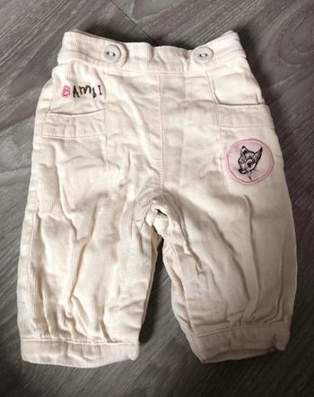 Pantalon velours bambi