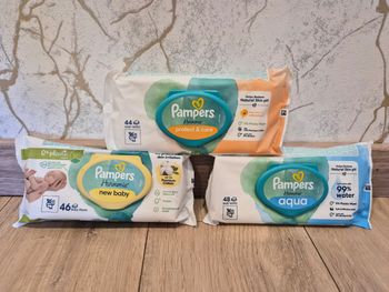 Lot de 3 pack de lingette Pampers Harmonie neuf