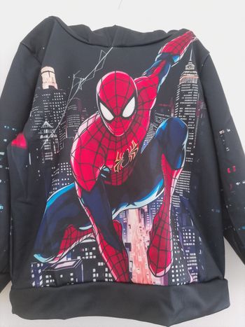 Sweat à capuche enfant spiderman