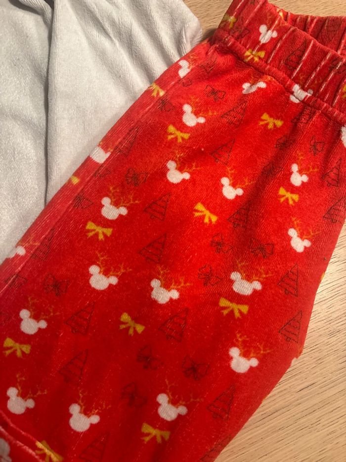 Pyjama velours Minnie Mouse Disney Noël - photo numéro 4