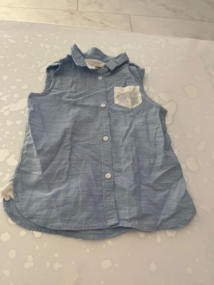 Chemise sans manche