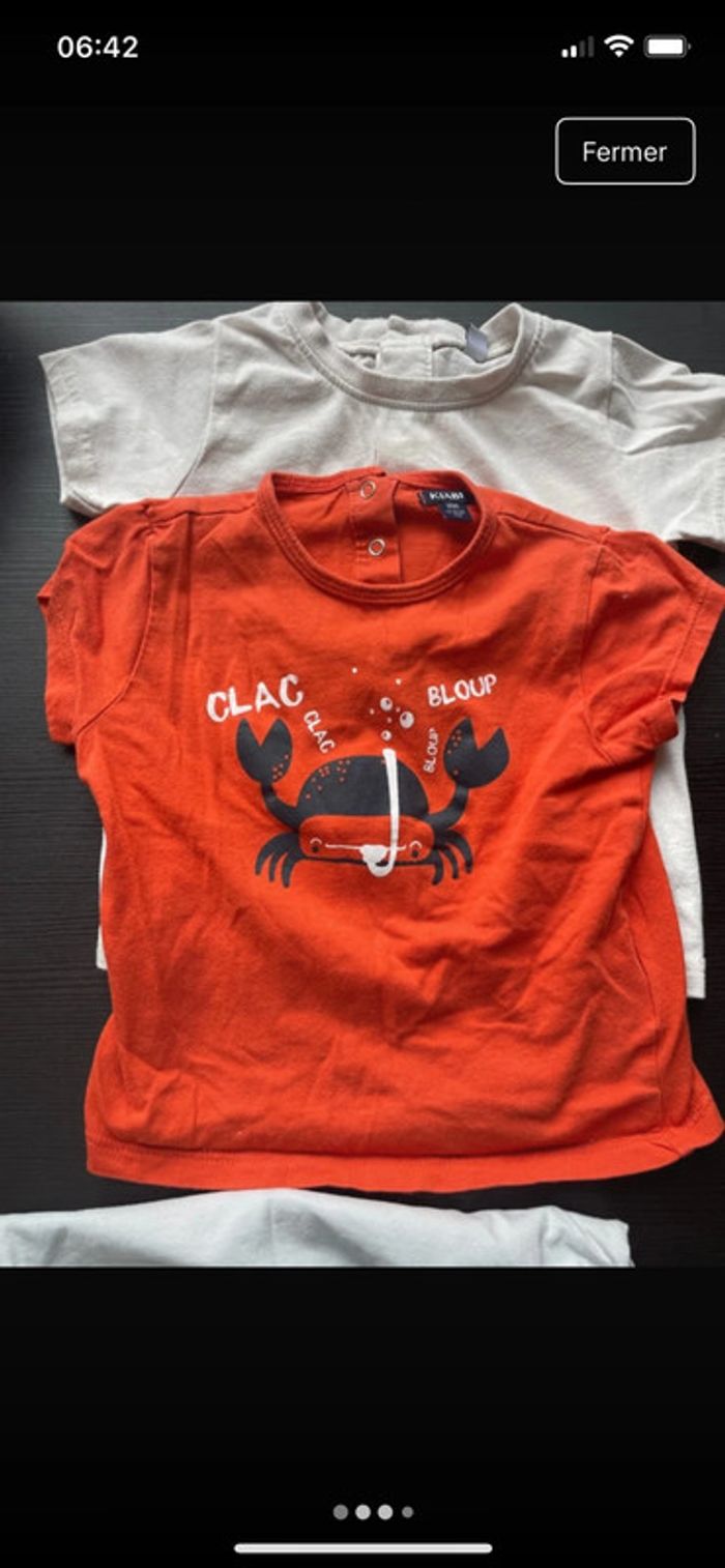 Lot tee shirt - photo numéro 3