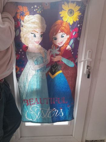 Serviette  reine des neiges