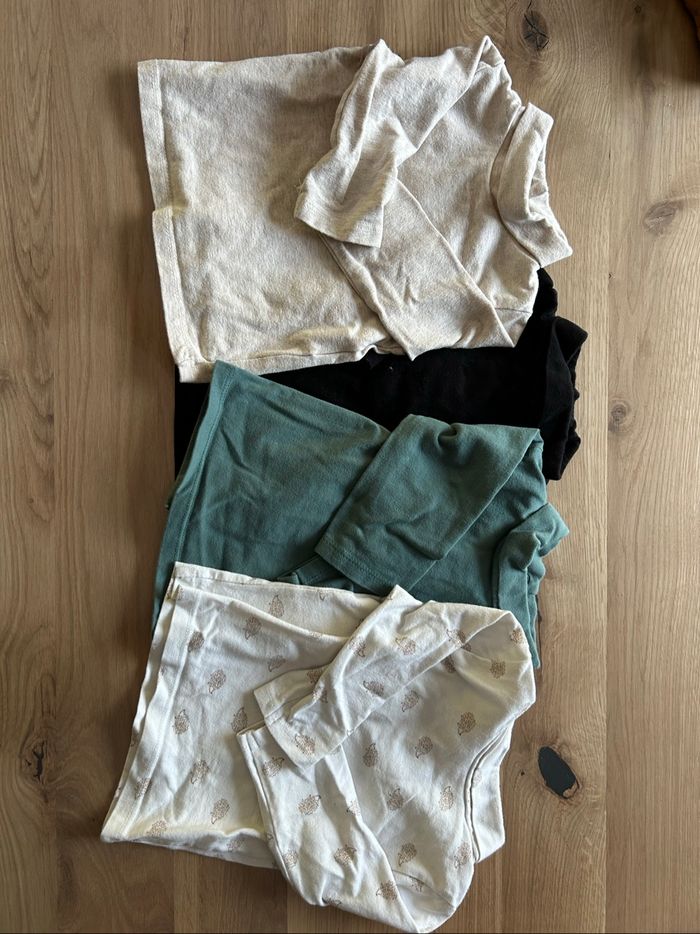 Lot de 4 t-shirts à manches longues