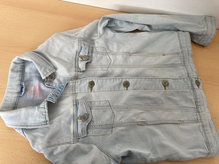 veste en jeans 158 cm 12 ans - photo numéro 10