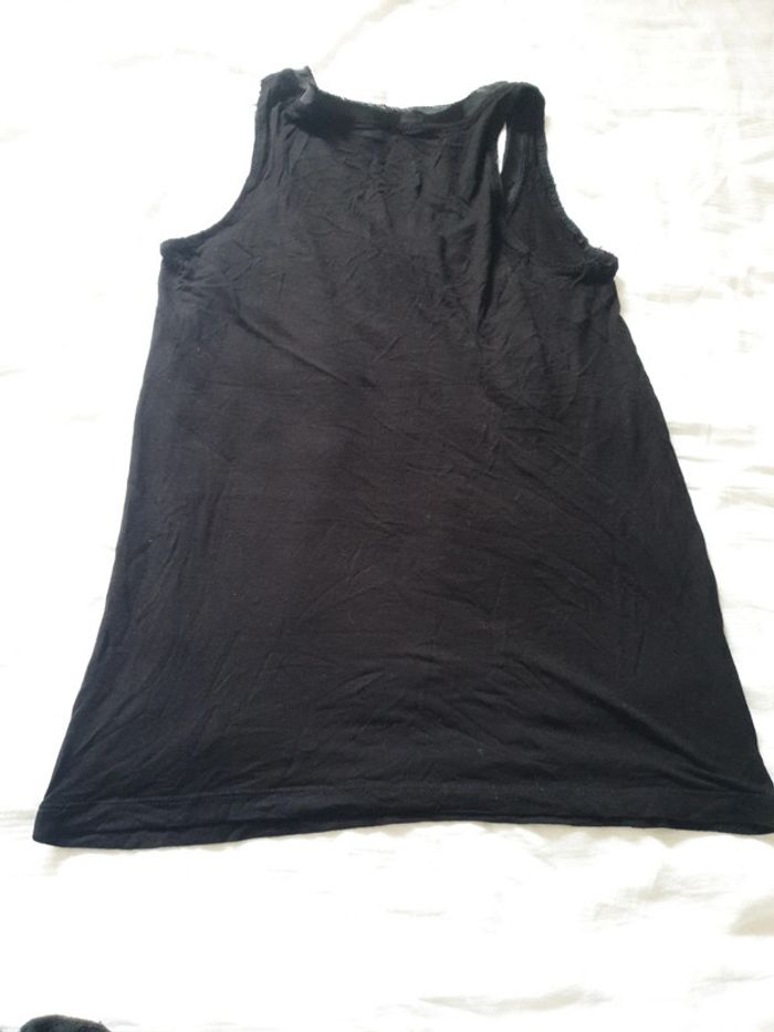 Débardeur noir femme Avec des étoiles marque Morgan taille 40 - photo numéro 2