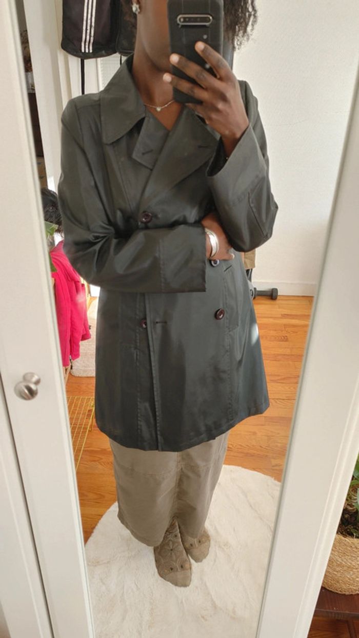 Manteau trench imperméable taille 38 40 M - photo numéro 9