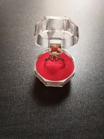 Bague vintage femme avec coffret cadeau